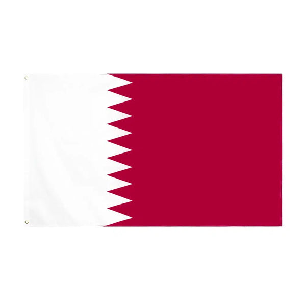 Qatar Flag - 90x150cm(3x5ft) - 60x90cm(2x3ft)