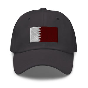 Qatar Flag Cap - Adjustable Embroidered Dad Hat