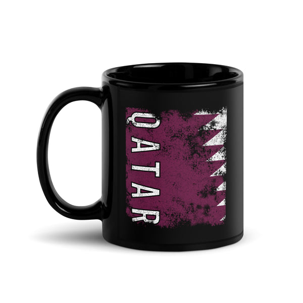 Qatar Flag - Distressed Flag Mug