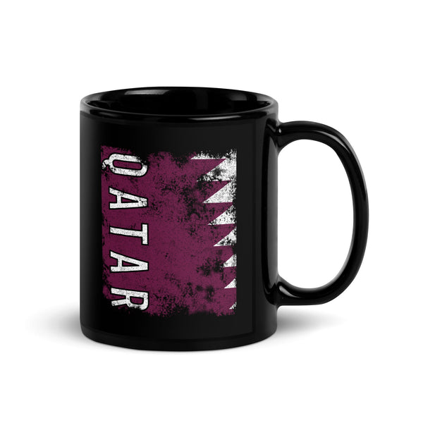 Qatar Flag - Distressed Flag Mug