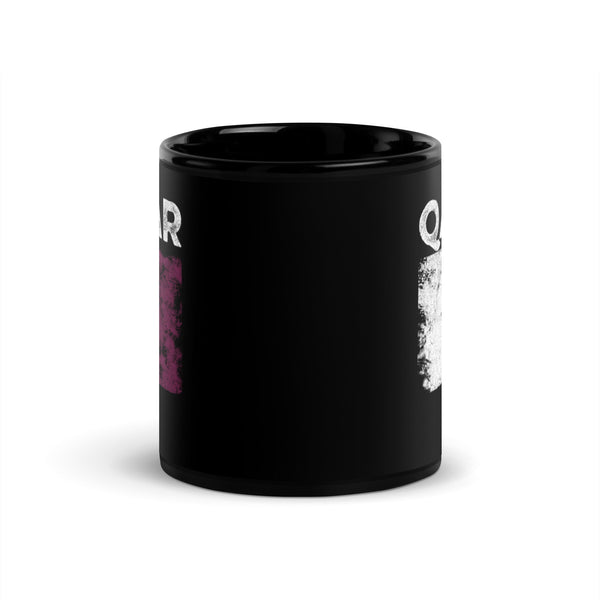 Qatar Flag Distressed - Qatari Flag Mug