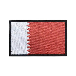 Qatar Flag Patch - Iron On/Hook & Loop Patch