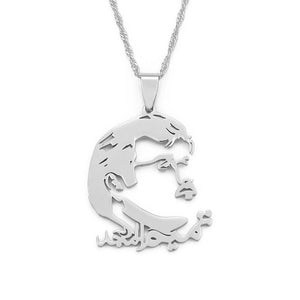 Qatar Map Necklace