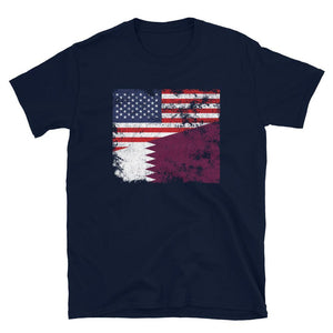 Qatar USA Flag T-Shirt