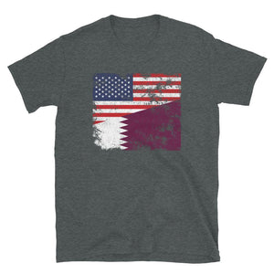 Qatar USA Flag T-Shirt