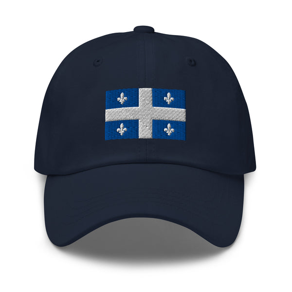 Quebec Flag Cap - Adjustable Embroidered Dad Hat