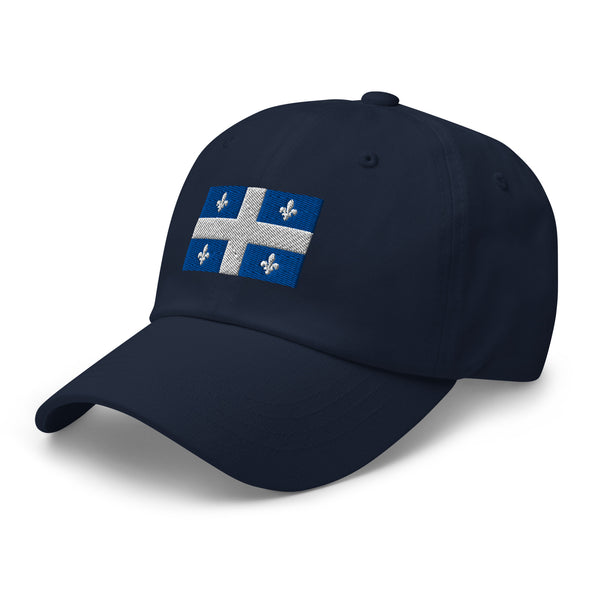 Quebec Flag Cap - Adjustable Embroidered Dad Hat