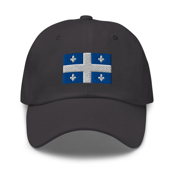 Quebec Flag Cap - Adjustable Embroidered Dad Hat