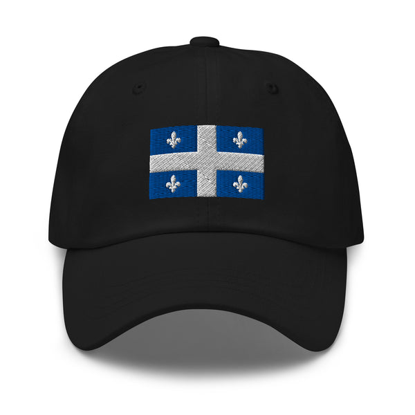 Quebec Flag Cap - Adjustable Embroidered Dad Hat
