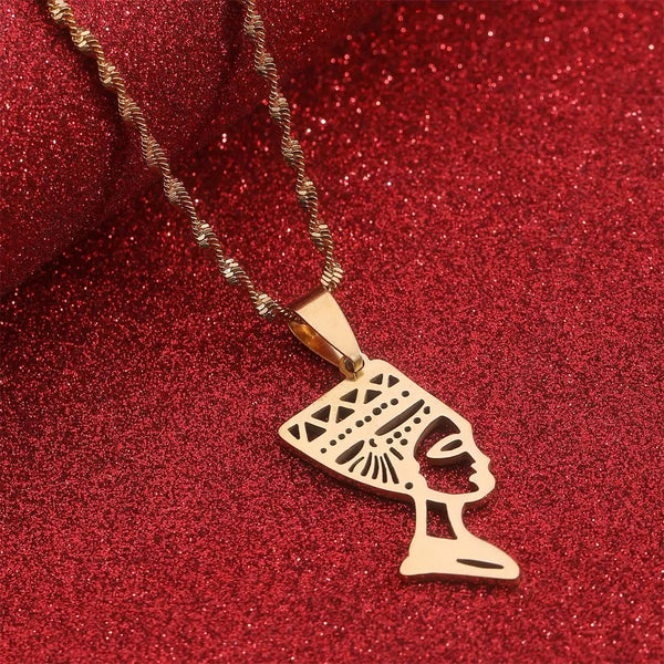 Queen Nefertiti Pendant Necklace