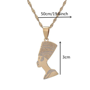 Queen Nefertiti Pendant Necklace