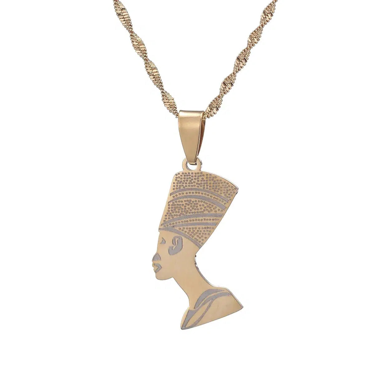 Queen Nefertiti Pendant Necklace