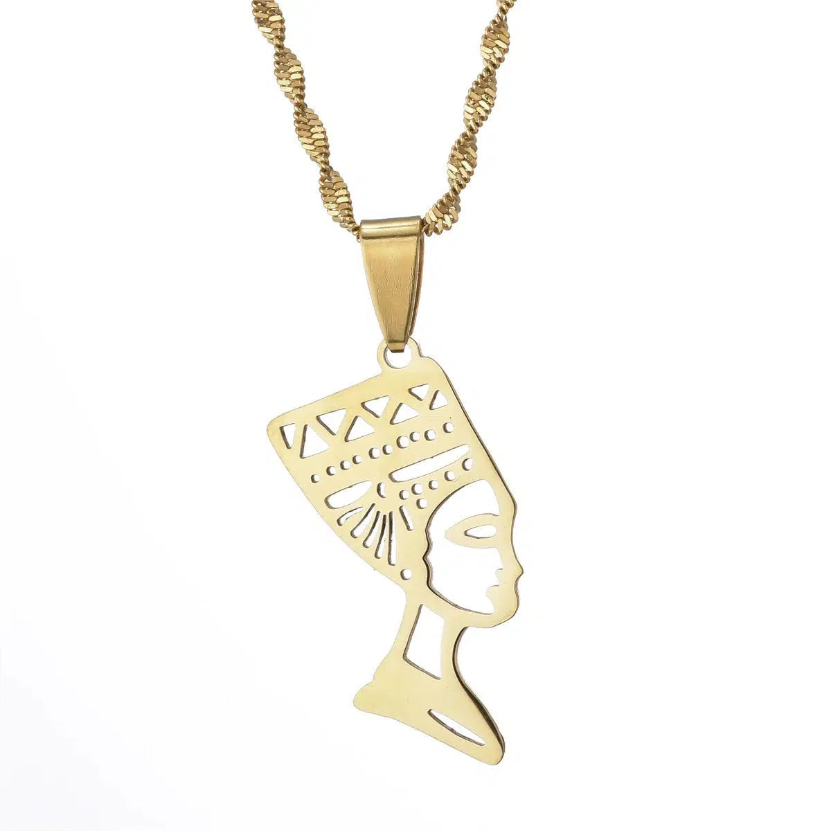 Queen Nefertiti Pendant Necklace