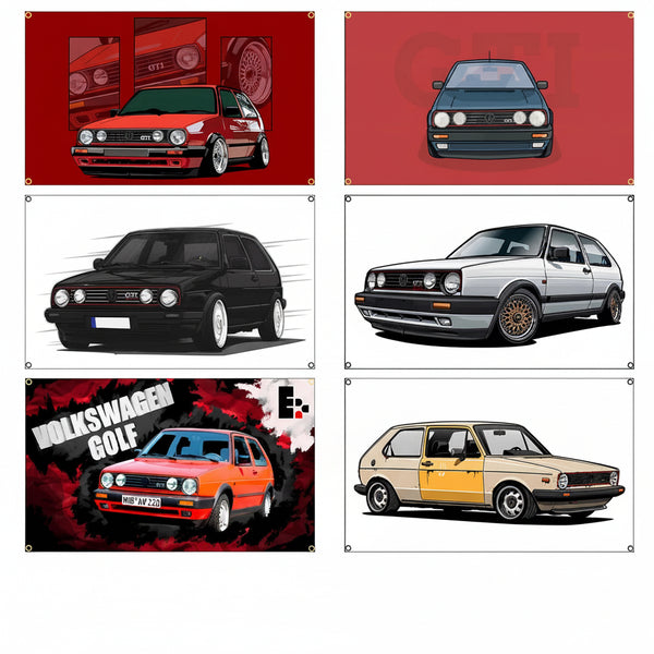 Racing Car Flags - 90x150cm(3x5ft) - 60x90cm(2x3ft)