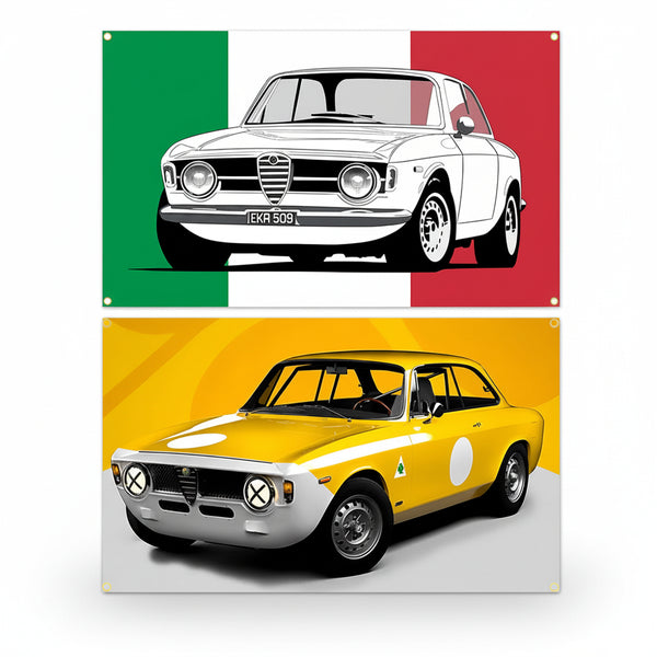 Racing Car Flags - 90x150cm(3x5ft) - 60x90cm(2x3ft)