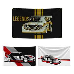 Racing Car Flags - 90x150cm(3x5ft) - 60x90cm(2x3ft)
