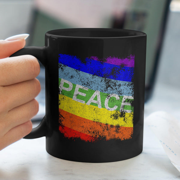 Rainbow Peace Flag Mug