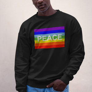 Rainbow Peace Flag Sweatshirt
