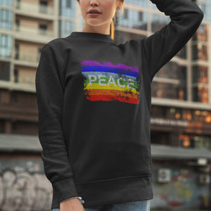 Rainbow Peace Flag Sweatshirt