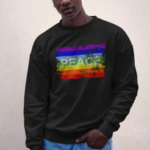 Rainbow Peace Flag Sweatshirt