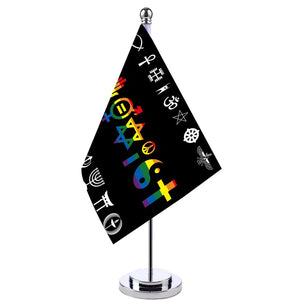 Rainbow Pride Desk Flag - Small LGBTQIA2S+ Table Flag