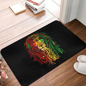 Rasta Flag Doormats - Jamaica Welcome Mats for Bath and Front Door