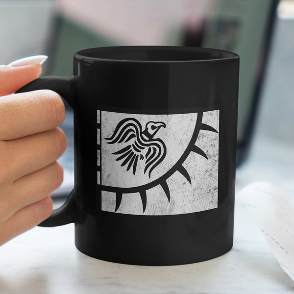 Raven Banner Flag Mug