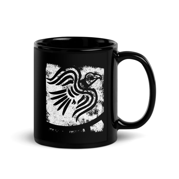 Raven Banner Flag Mug