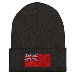 Red Ensign Flag Beanie - Embroidered Winter Hat