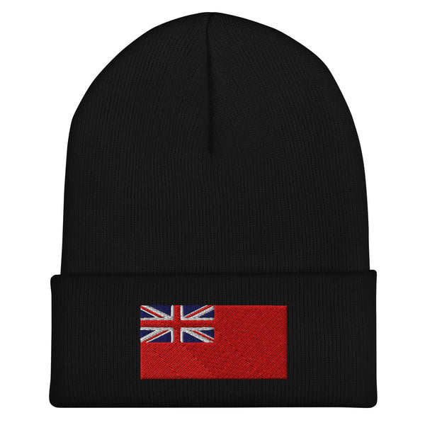 Red Ensign Flag Beanie - Embroidered Winter Hat