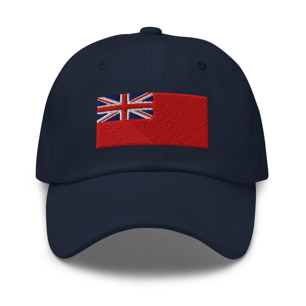 Red Ensign Flag Cap - Adjustable Embroidered Dad Hat