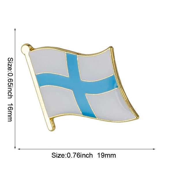 Regions of France Flag Lapel Pin Collection - Enamel Pin Flags