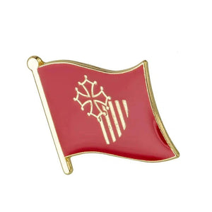 Regions of France Flag Lapel Pin Collection - Enamel Pin Flags