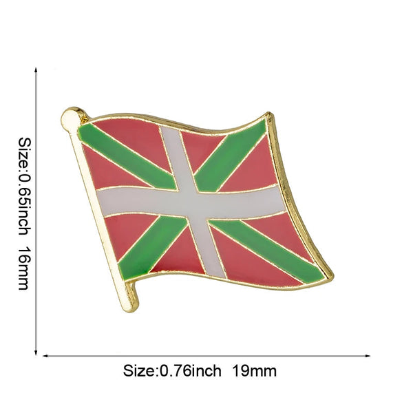 Regions of France Flag Lapel Pin Collection - Enamel Pin Flags