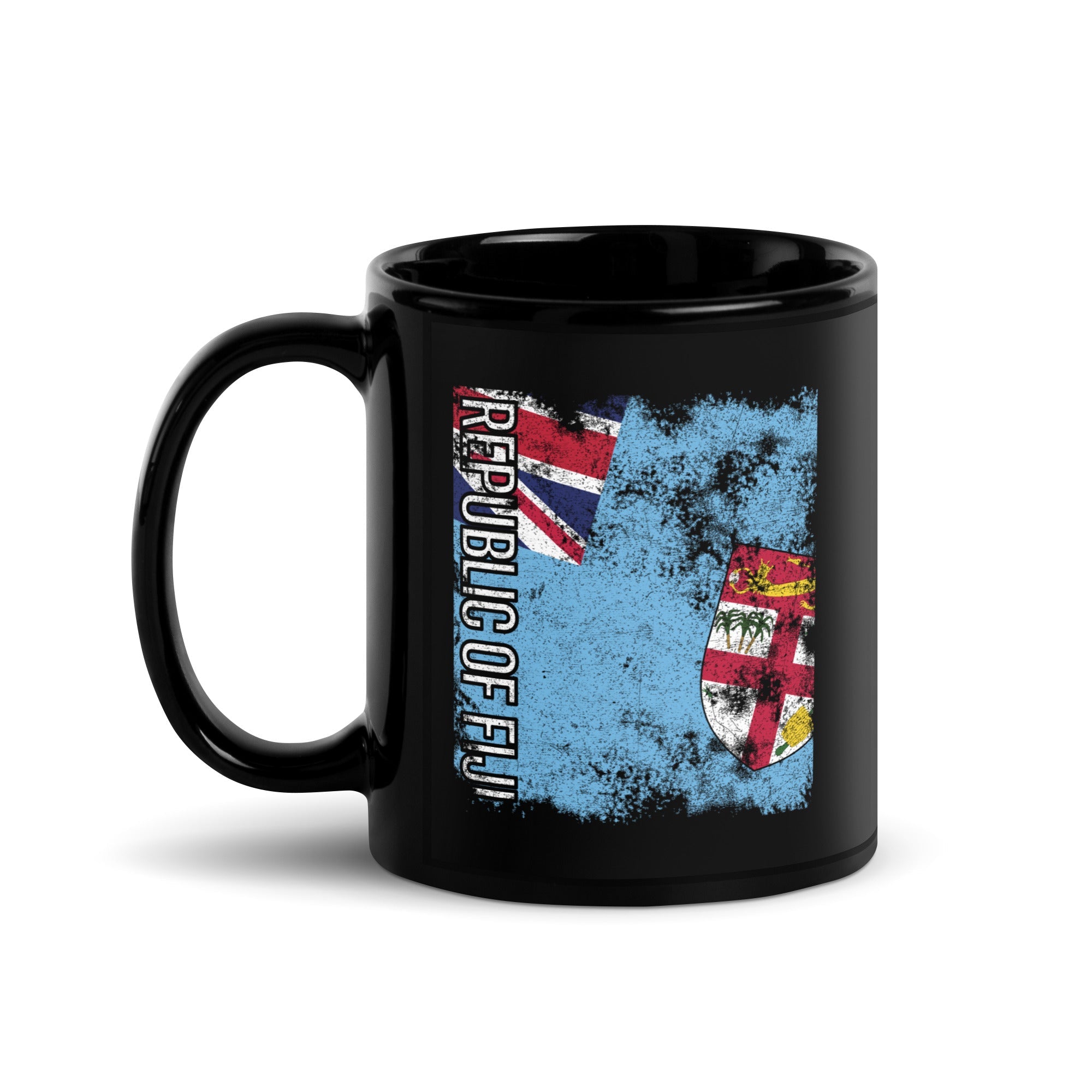 Republic Of Fiji Flag - Distressed Flag Mug