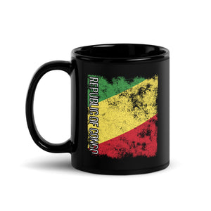 Republic Of The Congo Flag - Distressed Flag Mug