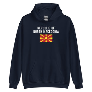 Republic of North Macedonia Flag Hoodie