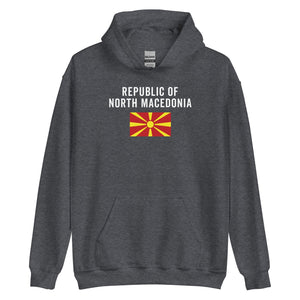 Republic of North Macedonia Flag Hoodie