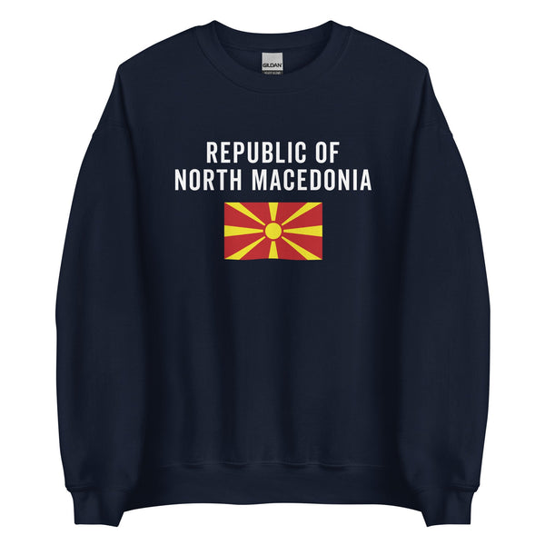 Republic of North Macedonia Flag Sweatshirt