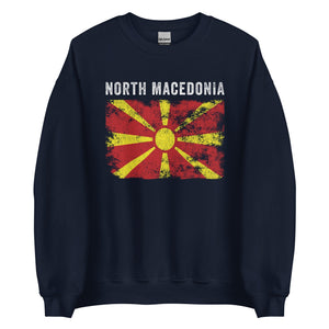 Republic of North Macedonia Flag Sweatshirt