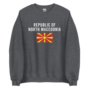 Republic of North Macedonia Flag Sweatshirt