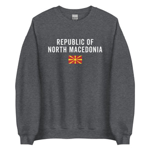 Republic of North Macedonia Flag Sweatshirt