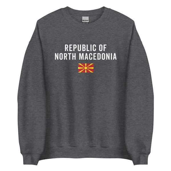 Republic of North Macedonia Flag Sweatshirt