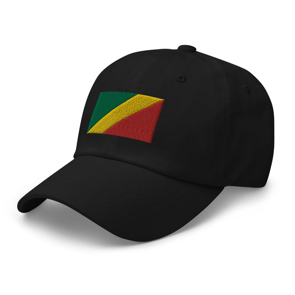 Republic of The Congo Flag Cap - Adjustable Embroidered Dad Hat