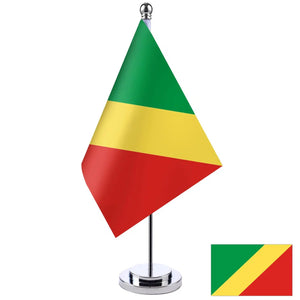 Republic of the Congo Desk Flag - Small Office Table Flag