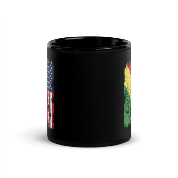 Republic of the Congo USA Flag Mug