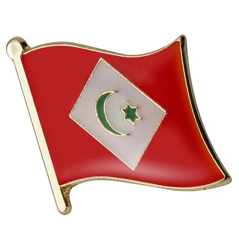 Republic of the Rif Flag Lapel Pin - Enamel Pin Flag