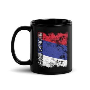 Republika Srpska Flag - Distressed Flag Mug