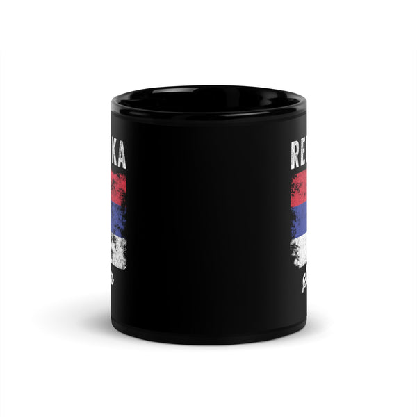 Republika Srpska Flag Distressed Mug