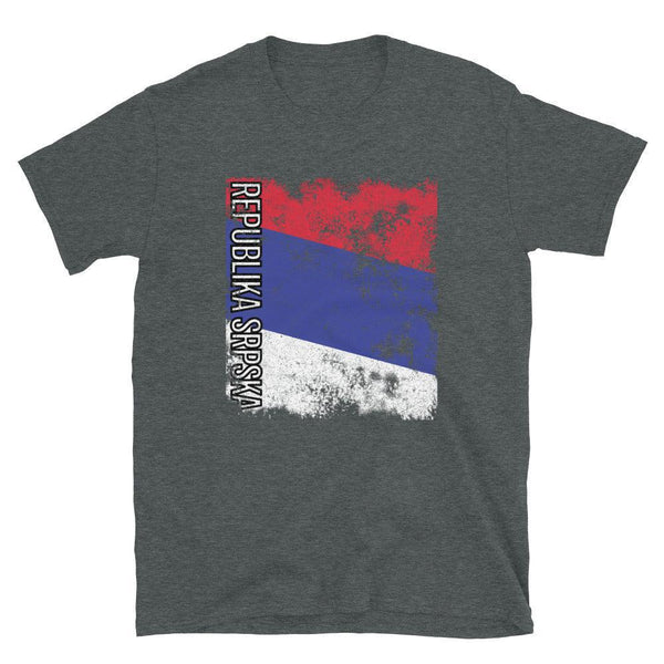 Republika Srpska Flag Distressed T-Shirt